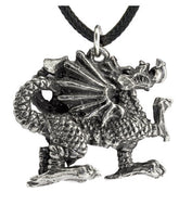 Pewter Pendant - Medieval - Dragon